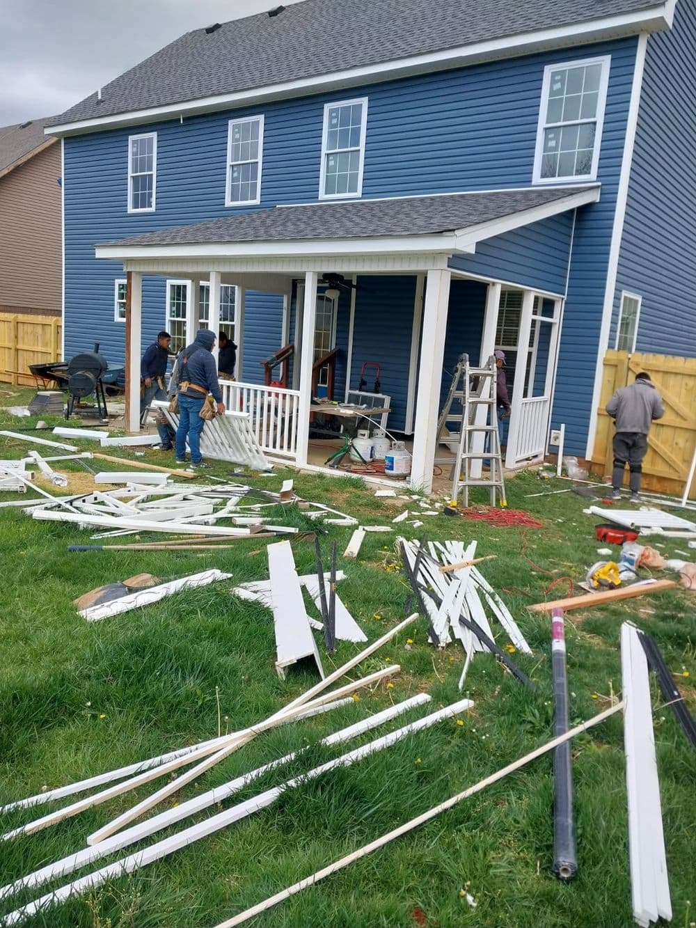 Gallery photos for Siding Installation and Porch Addition Work in Brownsville TN: Image #6