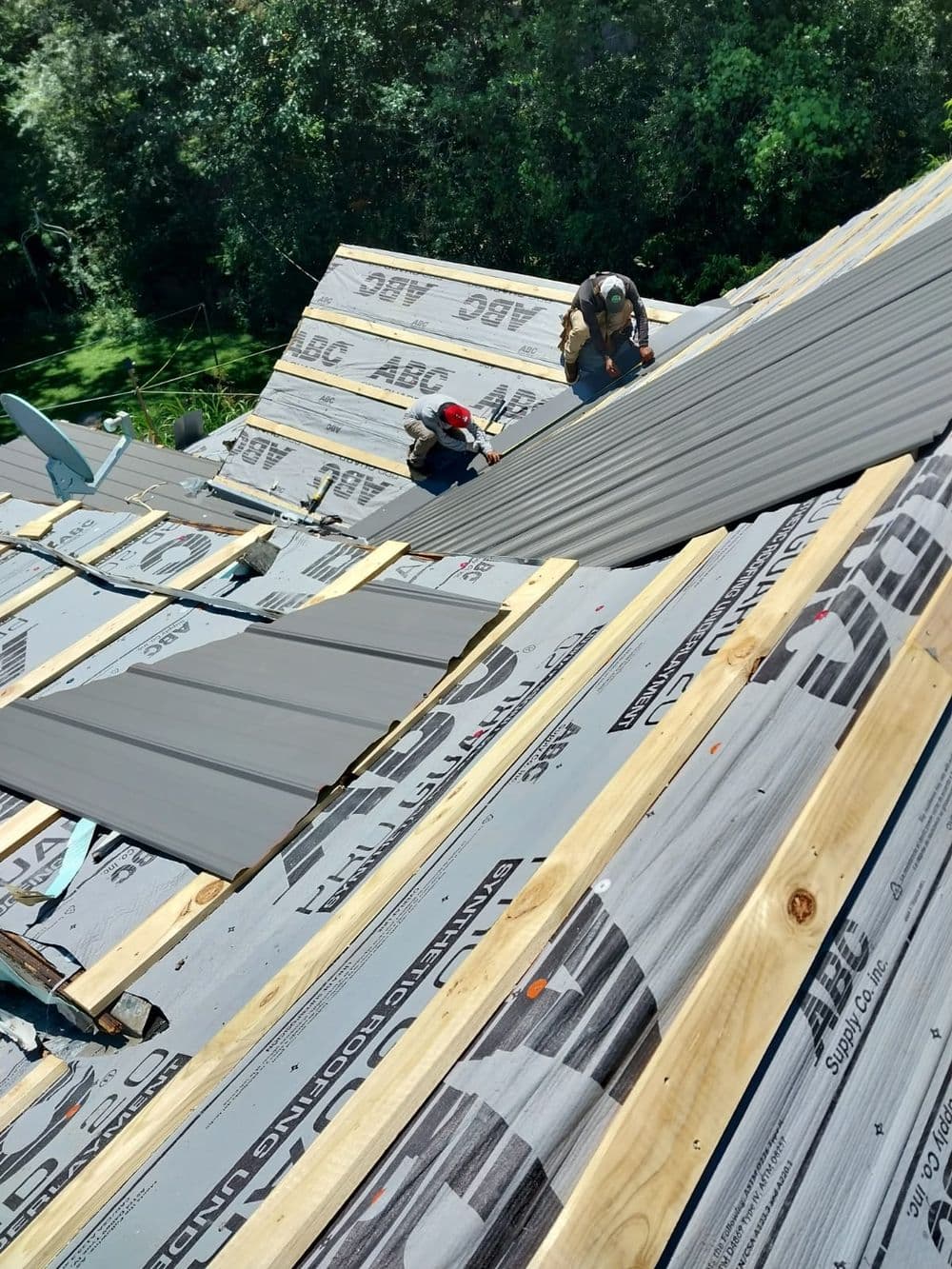 Gallery photos for Metal Roofing and Flat Roof Waterproofing Projects in Clarksville TN: Image #7